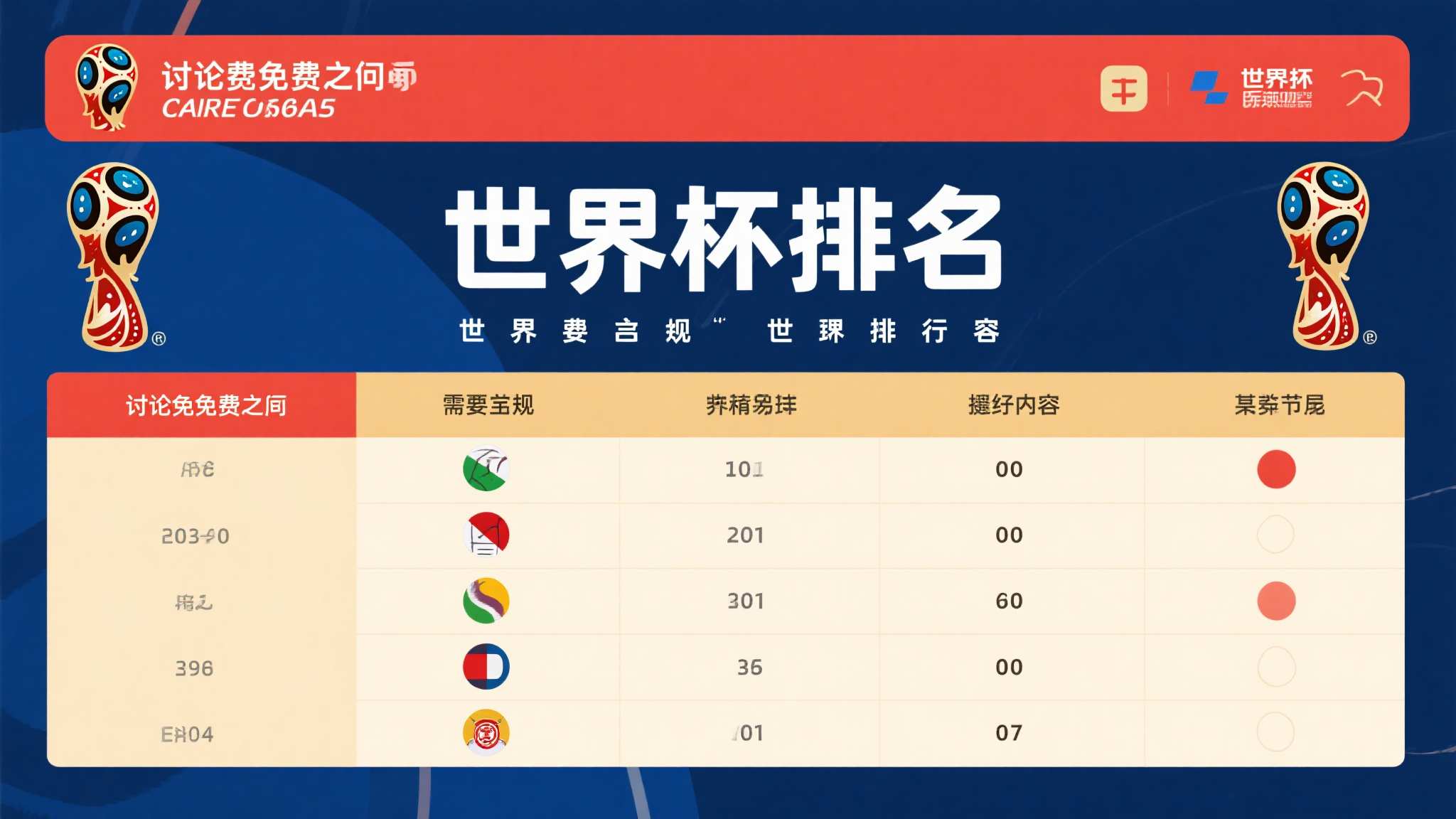 足球世界杯概况简介